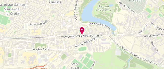 Plan de Aurélie et Cédric Delhaye, 38 avenue du Général Patton, 49000 Angers