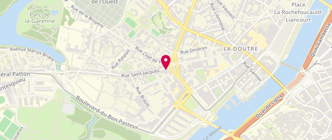 Plan de Boulangerie Patisserie Tony Lux, 1 Rue Saint-Jacques, 49100 Angers