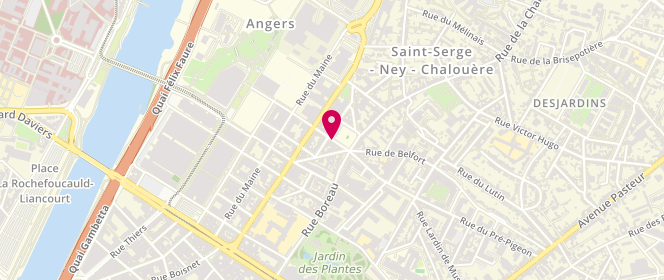 Plan de Boulney, 14 Rue Villemorge, 49100 Angers