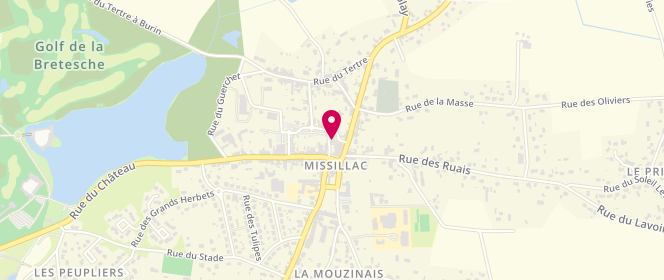 Plan de Boulangerie Houta et David Moinard, 5 Rue du Chemin de la Ville, 44780 Missillac