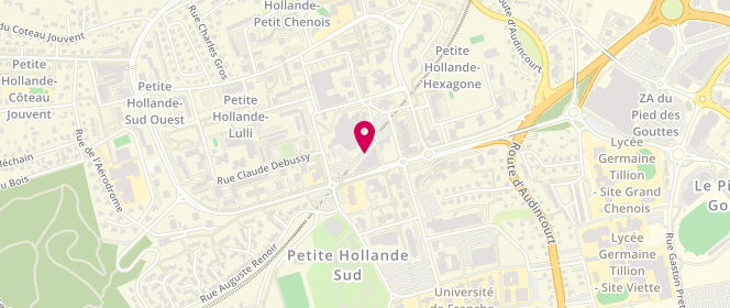 Plan de Boulangerie Hexagone, Centre Commercial des Hexagones
02 Rue du Dr Jean Marc Becker, 25200 Montbéliard