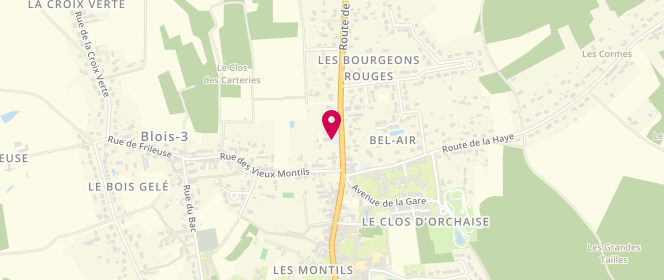 Plan de Boulangerie MARTOM, 12 Route de Blois, 41120 Les Montils
