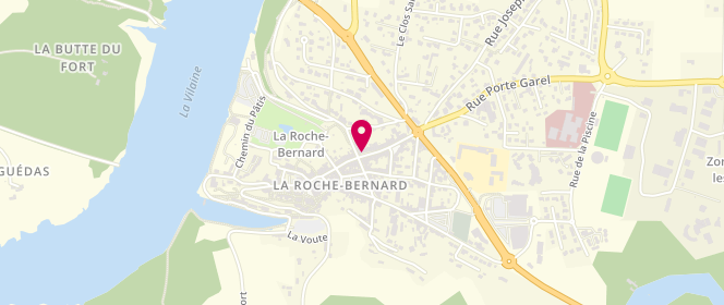 Plan de La Mie de la Roche, 21 Rue Saint-James, 56130 La Roche-Bernard