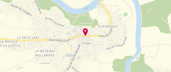 Plan de Le Fournil de Guenrouët, 14 place de l'Église, 44530 Guenrouet