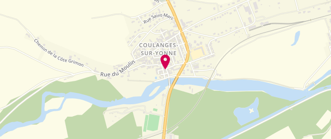 Plan de SOYER Mathew, 5 Rue du Pont, 89480 Coulanges-sur-Yonne
