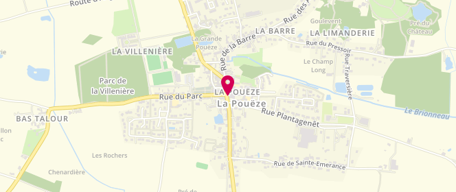 Plan de Boulangerie Patisserie, 18 Rue Principale, 49370 Erdre-en-Anjou