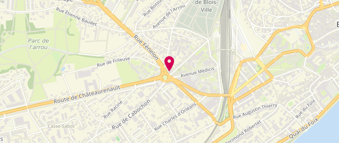 Plan de Boulangerie Médicis, 1 Rue Pierre de Ronsard, 41000 Blois