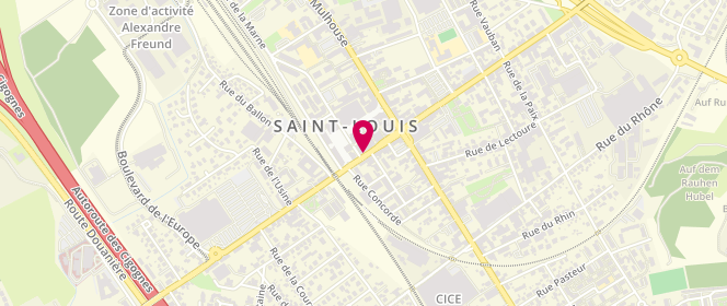 Plan de Boulangerie Wilson, 15 Avenue General de Gaulle, 68300 Saint-Louis