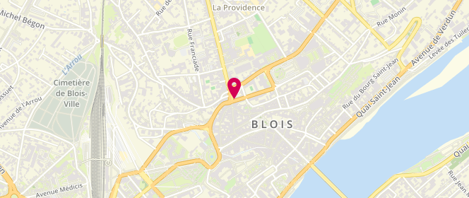 Plan de Boulangerie Durasnel, 53 Rue Prte Chartraine, 41000 Blois