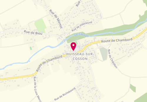 Plan de Odelyss, 245 Route de Chambord, 41350 Huisseau-sur-Cosson