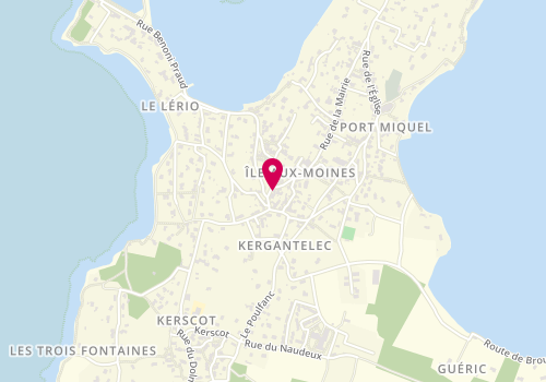 Plan de Les Douceurs du Golfe, Rue du Commerce, 56780 Île-aux-Moines