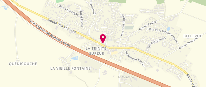 Plan de Le Fournil d'Antan, 2 Route des Venetes, 56190 La Trinité-Surzur