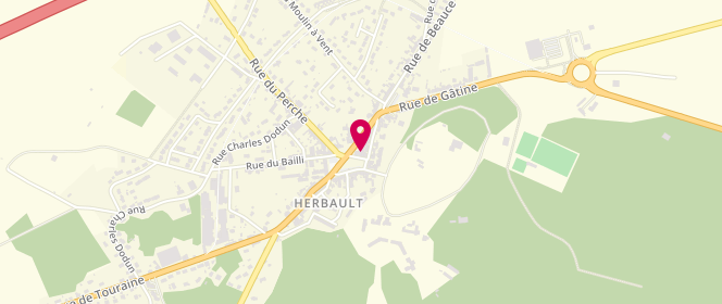 Plan de Boulangerie Guignon, 36 place de l' Hotel de Ville, 41190 Herbault