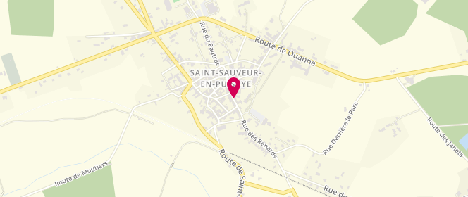 Plan de Boulangerie Maureille, 11 Rue de la Roche, 89520 Saint-Sauveur-en-Puisaye