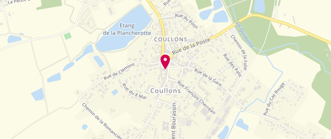 Plan de RIOTTO Philippe, 16 Rue de la Mairie, 45720 Coullons