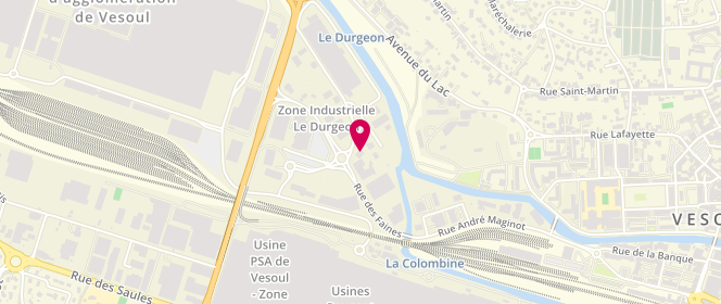 Plan de Au pétrin d'Aurore, 2 Rue de la Corne Jacquot Bournot, 70000 Noidans-lès-Vesoul