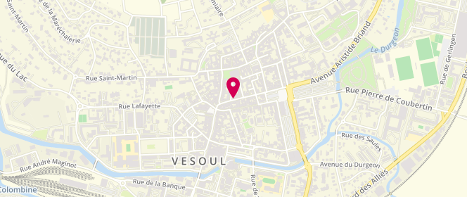 Plan de Hennequin Arnaud, 19 Rue Georges Genoux, 70000 Vesoul