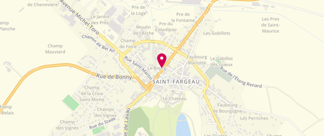 Plan de L'HOPITALIER Alain, 5 Avenue du Général Leclerc, 89170 Saint-Fargeau