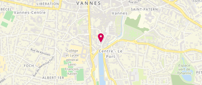 Plan de Maison le Brun, 9 Rue Saint-Vincent, 56000 Vannes
