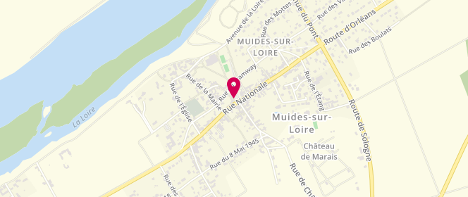 Plan de Boulangerie de Muides, 54 Rue Nationale, 41500 Muides-sur-Loire
