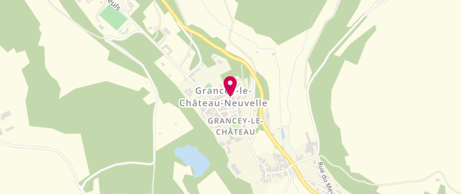 Plan de Au Pain de Grancey, Place de la Mairie, 21580 Grancey-le-Château-Neuvelle
