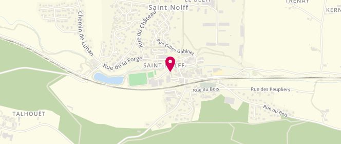 Plan de Boul'de Nolff, 4 Centre Commercial Ajoncs, 56250 Saint-Nolff