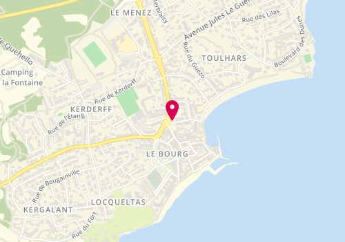 Plan de La Boul'ange, 2 Rue du Beau Rivage, 56260 Larmor-Plage