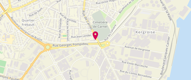 Plan de La Station, 63 Rue de Carnel, 56100 Lorient