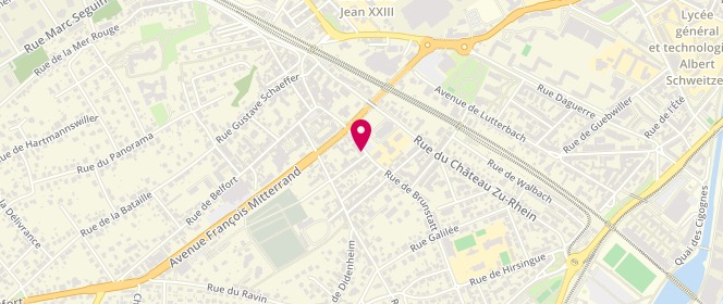 Plan de Boulangerie Doenlen, 27 Rue de Brunstatt, 68200 Mulhouse
