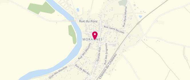 Plan de La Petite Morannaise, 3 place Charles de Gaulle, 49640 Morannes sur Sarthe-Daumeray