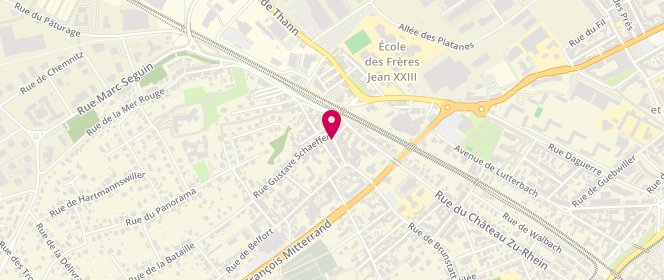 Plan de Le Fournil de Dornach, 24 Rue de Belfort, 68100 Mulhouse