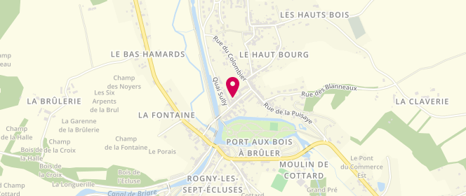 Plan de Loiseleur Gisele, 18 Rue Léon Jaupitre, 89220 Rogny-les-Sept-Écluses
