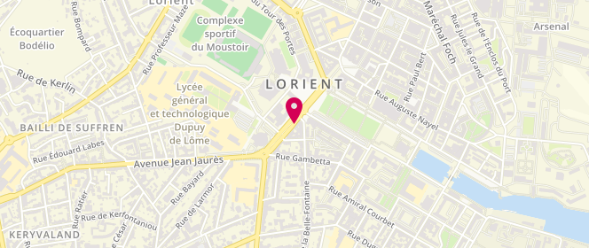 Plan de Croq'kfe, 4 Avenue Anatole France, 56100 Lorient