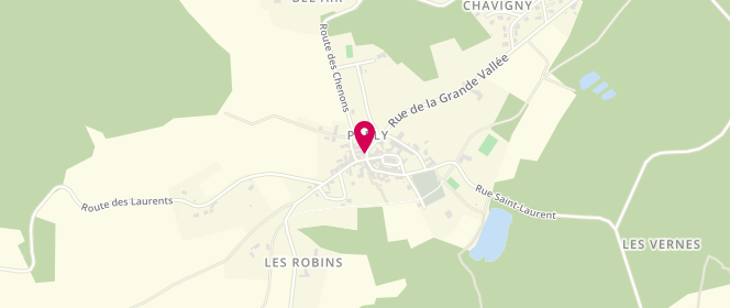 Plan de Boulangerie-Patisserie Epicerie Normand, 3 place Alfred Puchot, 89240 Parly