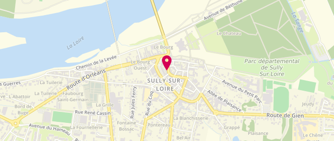 Plan de Delices de sully, 16 Rue du Grand Sully, 45600 Sully-sur-Loire