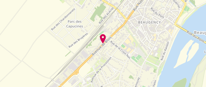 Plan de Hauville, 30 Avenue de Blois, 45190 Beaugency