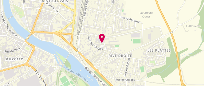 Plan de Rive Droite, 3 Rue Charles de Foucault, 89000 Auxerre
