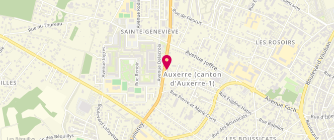 Plan de Chez Marius, 24 Boulevard Gallieni, 89000 Auxerre