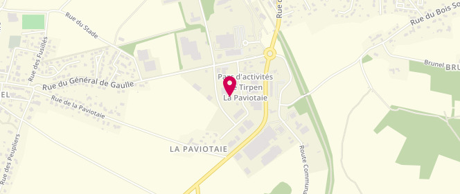 Plan de Au Fournil de St Marcel, Zone Anc. Route de la Paviotaie, 56140 Saint-Marcel