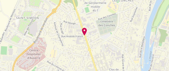 Plan de Copaline, 19 Avenue Charles de Gaulle, 89000 Auxerre
