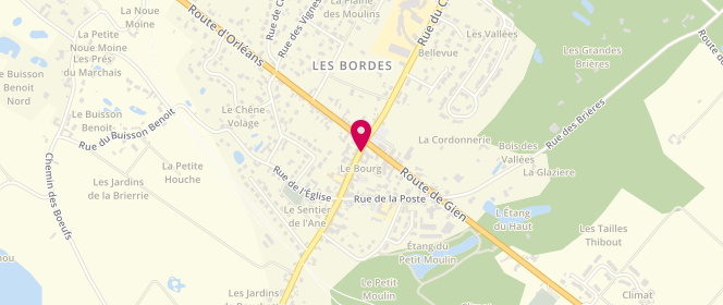 Plan de Delanoue, 5 Rue de la Mairie, 45460 Les Bordes
