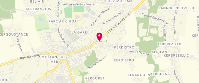 Plan de Chez Fernand, 6 Rue de Quimperlé, 29350 Moëlan-sur-Mer