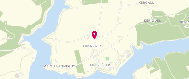 Plan de CHEDANNE Brice, Lanneguy 2, 29340 Riec-sur-Belon