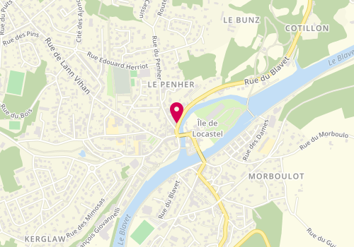 Plan de Boulangerie ROSTREN Philippe, 5 Rue du Blavet, 56650 Inzinzac-Lochrist