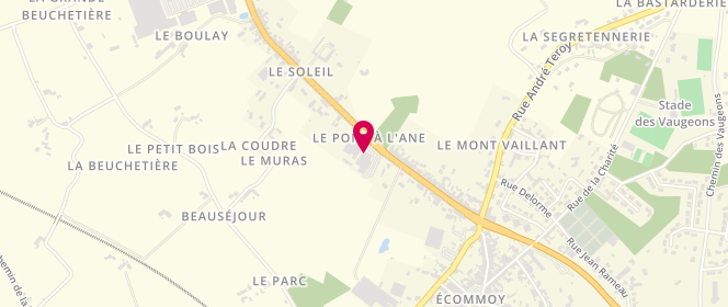 Plan de Boulangerie d'Ecommoy, 35 Route du Mans, 72220 Écommoy