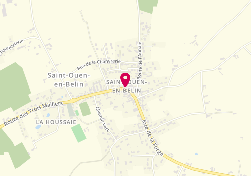 Plan de Le Fournil de Saint-Ouen, 6 Rue Saint Mamert, 72220 Saint-Ouen-en-Belin