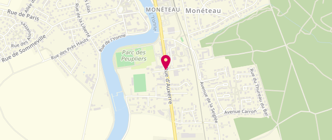 Plan de Boulangerie pâtisserie Da Costa, 29 Rue d'Auxerre, 89470 Monéteau