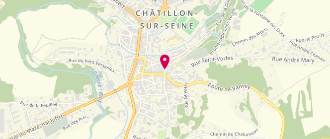 Plan de La Boulangerie Dorée, 3 Rue du Recept, 21400 Châtillon-sur-Seine
