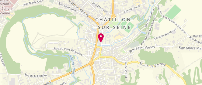 Plan de Boulangerie Doree, Marechal Leclerc, 21400 Châtillon-sur-Seine
