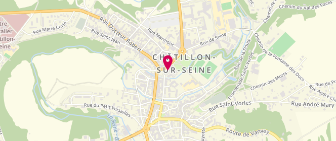 Plan de La Croquine, Place de la Resistance, 21400 Châtillon-sur-Seine